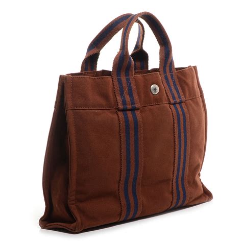 hermes cloth tote.